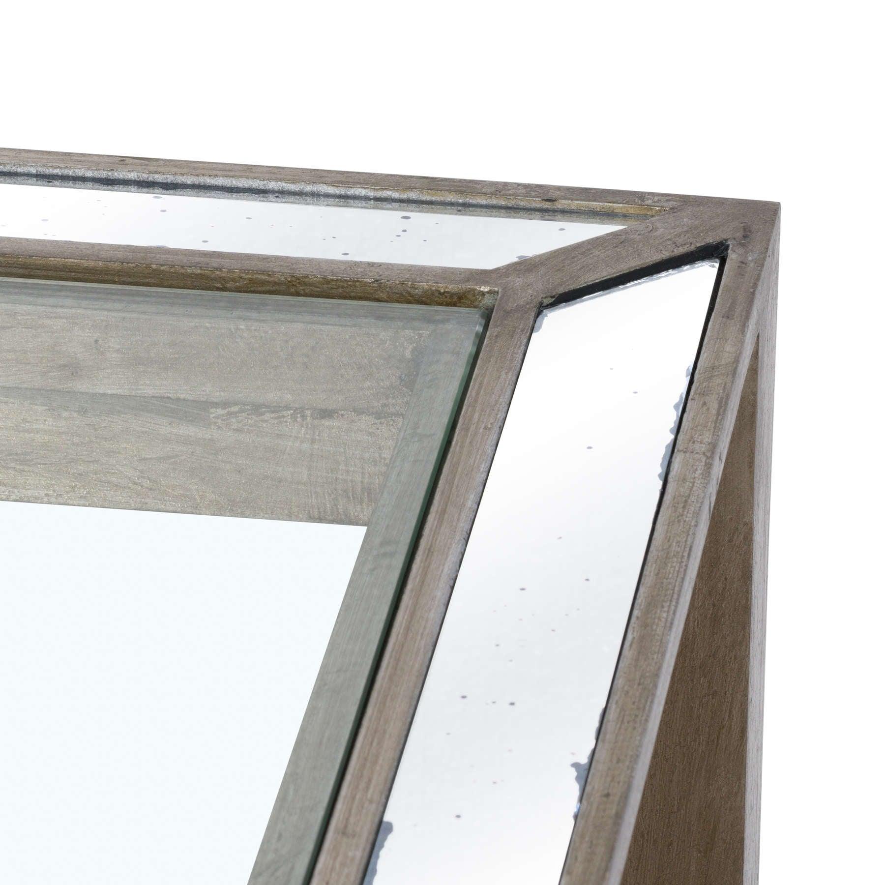 Large Augustus Mirrored Coffee Table - Eudemonia Home Goods