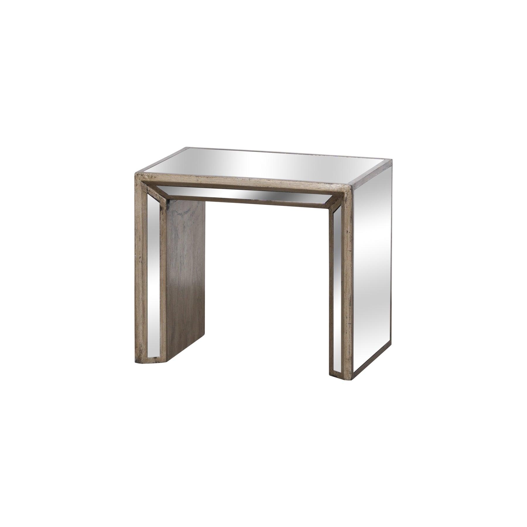 Augustus Mirrored Nest Of Tables - Eudemonia Home Goods