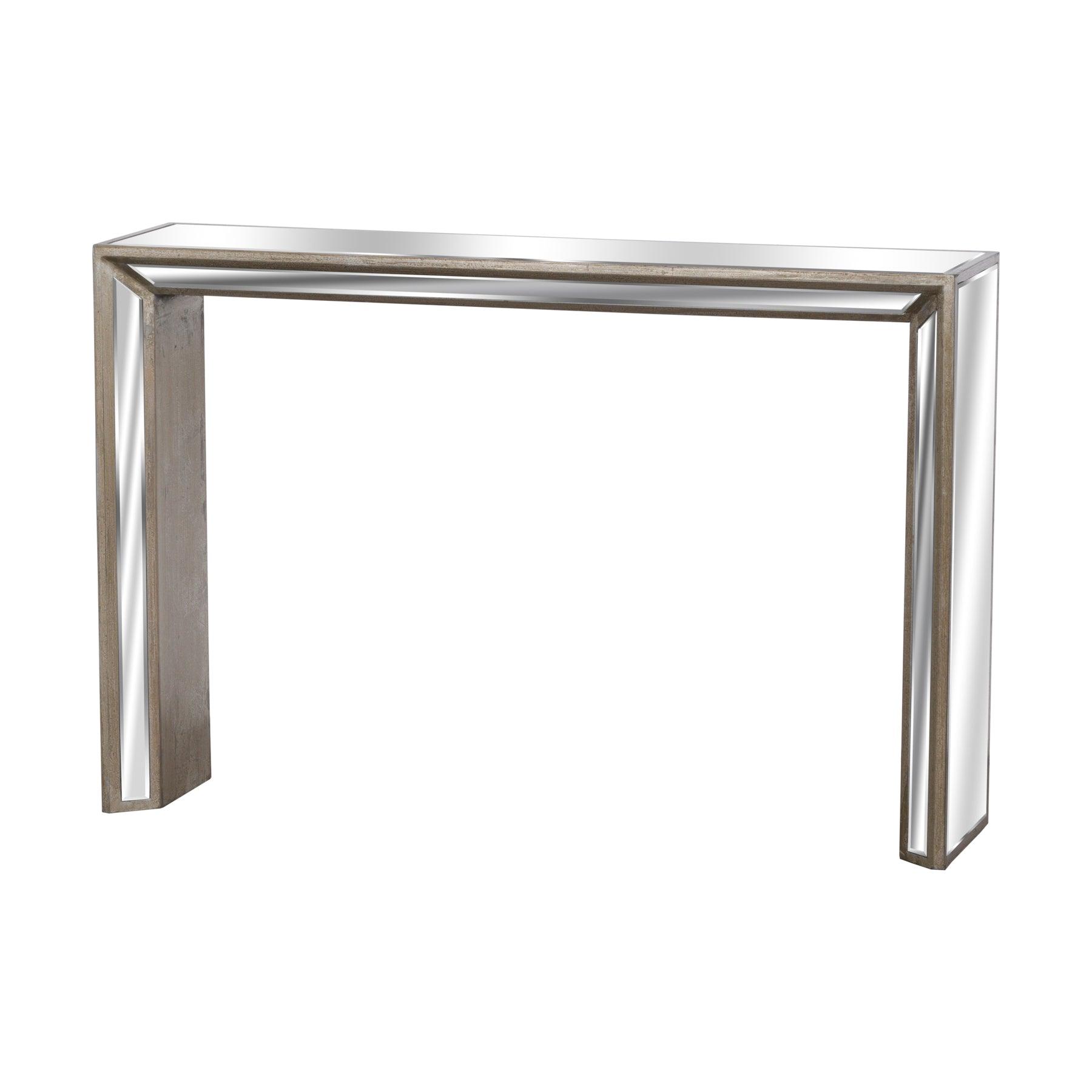 Augustus Mirrored Console Table - Eudemonia Home Goods