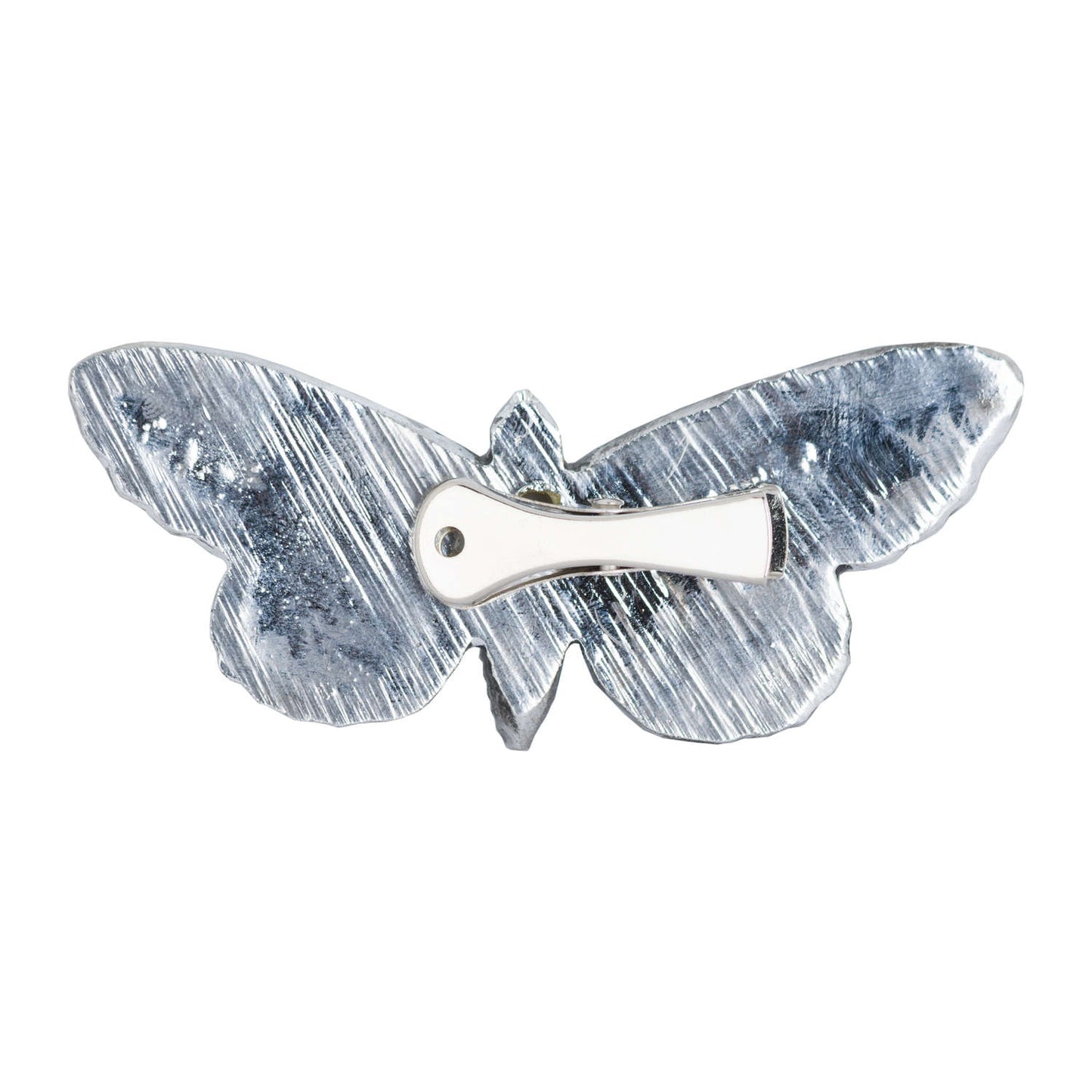 Antique Silver Butterfly Decorative Clip