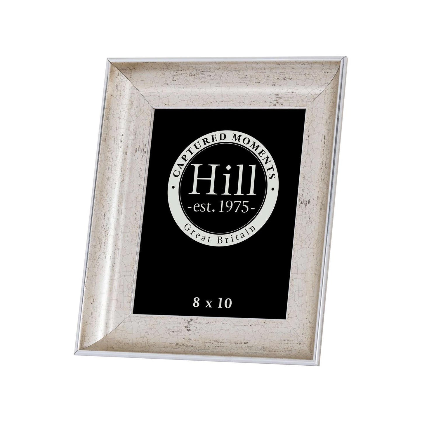 Antique Silver Crackled Effect Photo Frame 8X10 - Eudemonia Home Goods