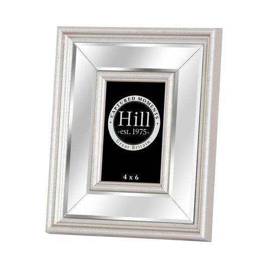 Silver Bevelled Mirrored Photo Frame 4X6 - Eudemonia Home Goods