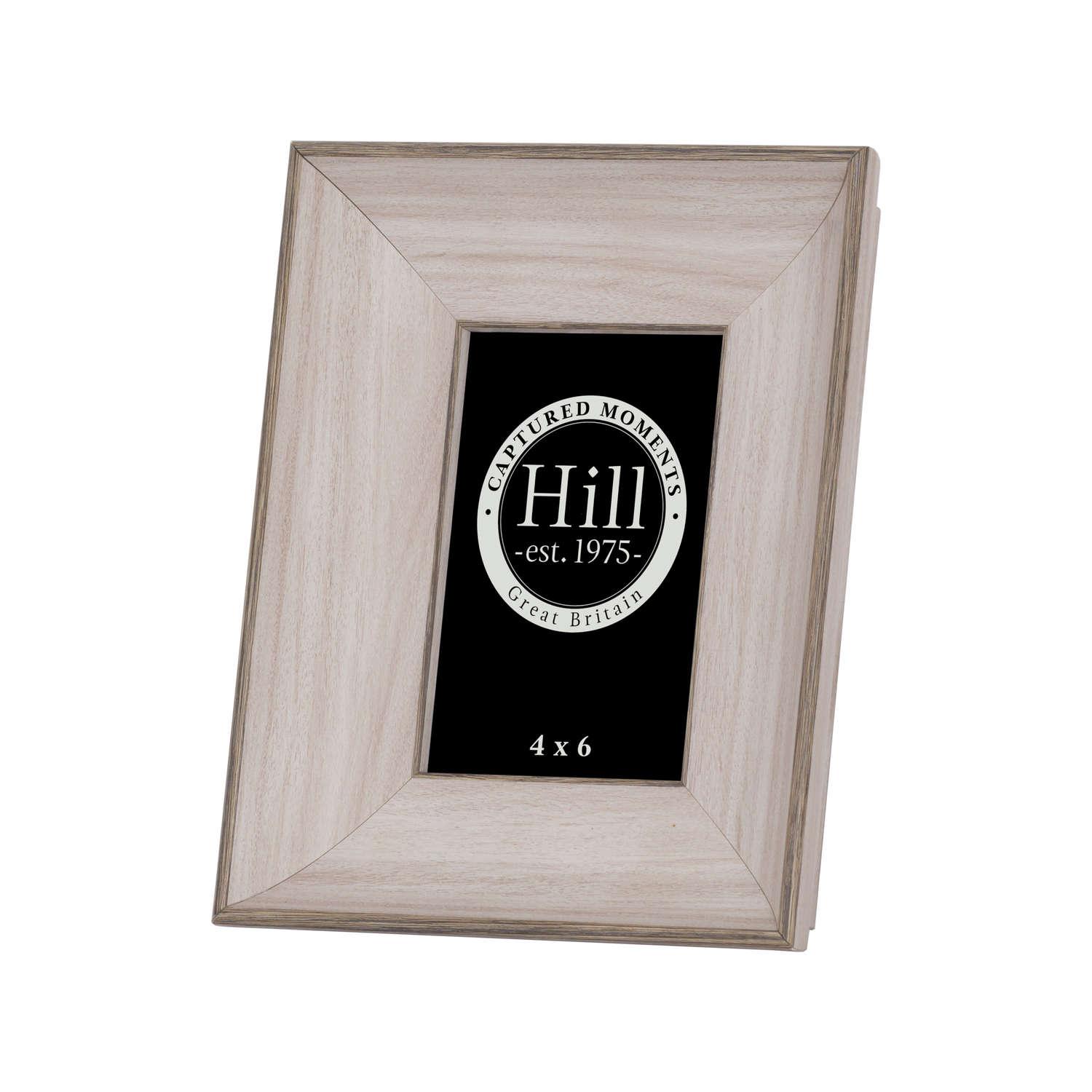 White Washed Wood Photo Frame 4X6 - Eudemonia Home Goods