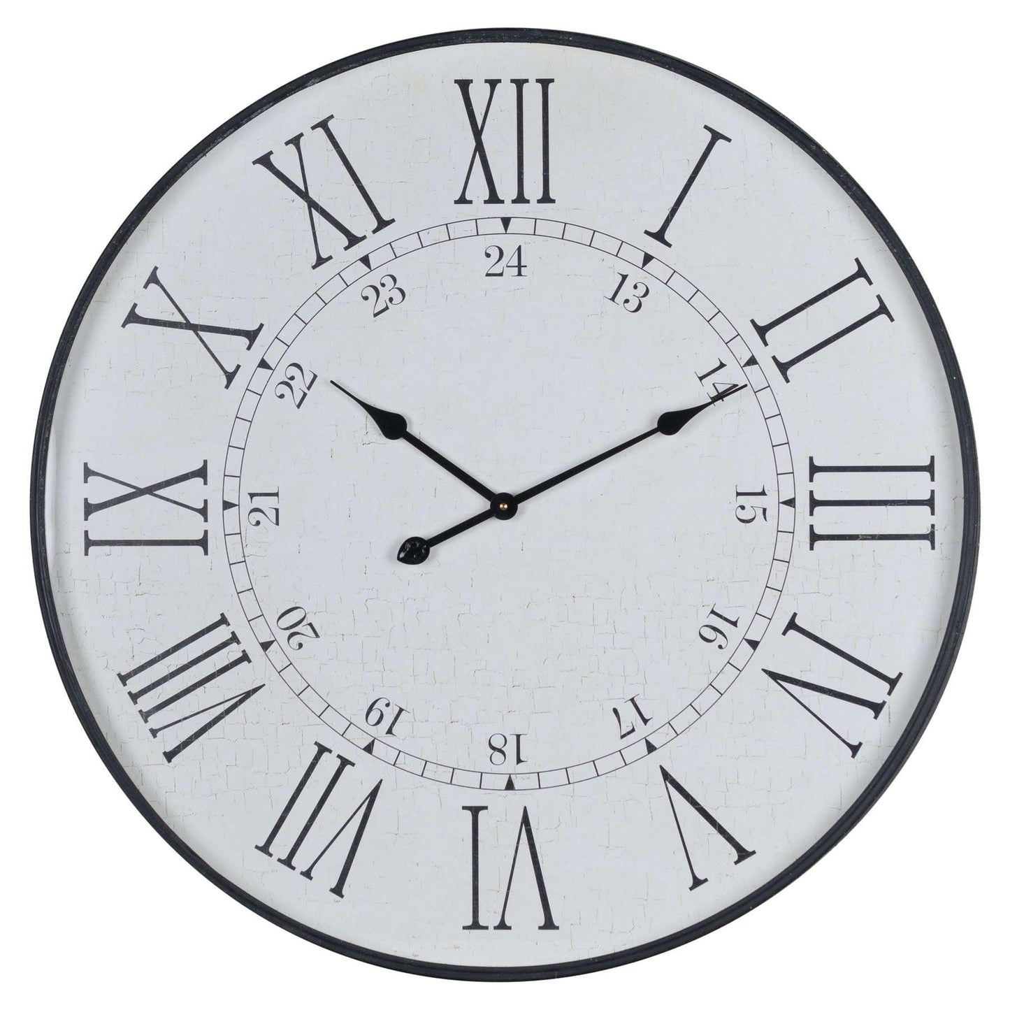 Large Embossed Station Clock - Eudemonia Home Goods