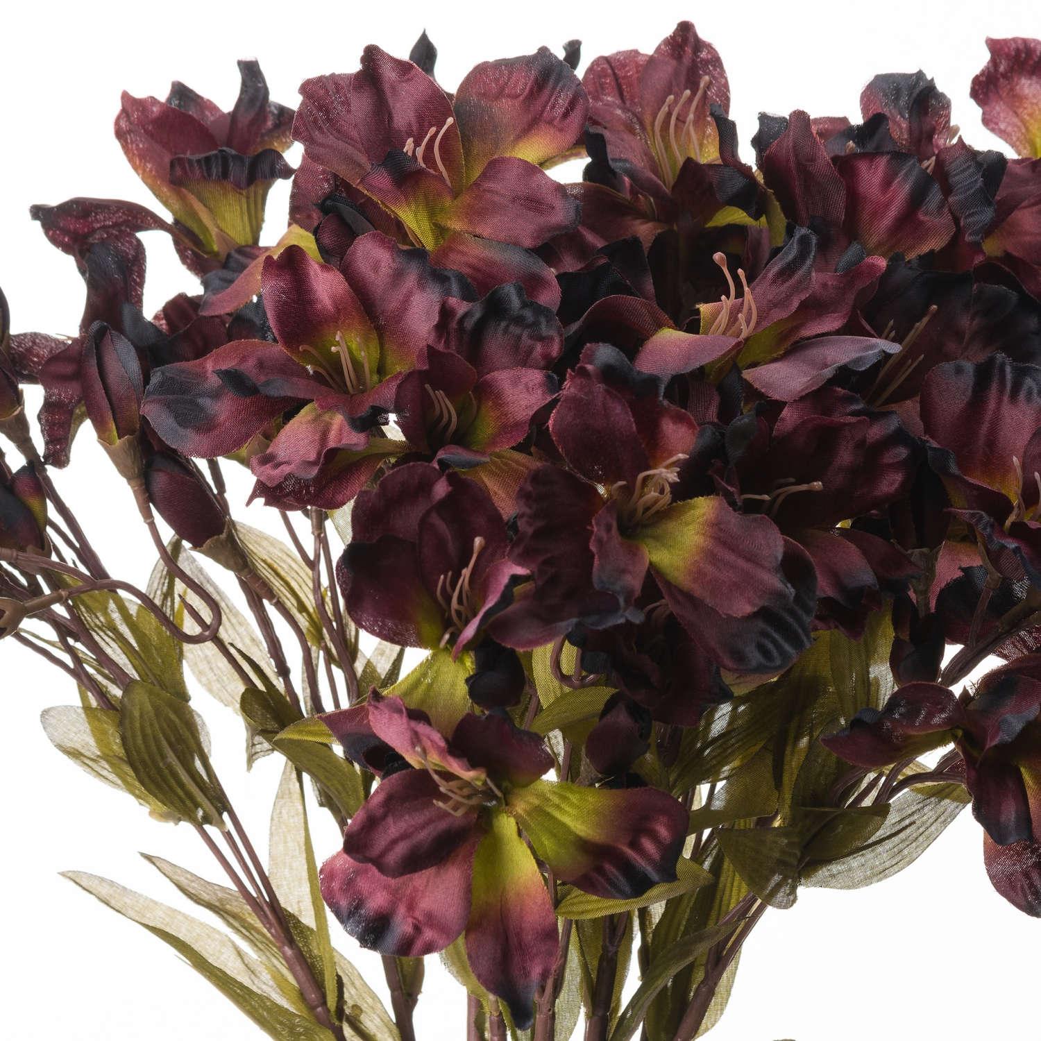 Chocolate Alstroemeria Lily Spray - Eudemonia Home Goods