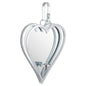 Small Silver Mirrored Heart Candle Holder - Eudemonia Home Goods