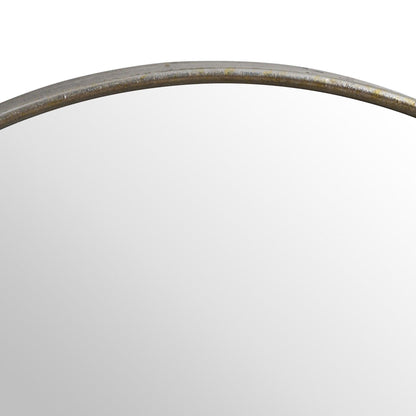 Large Bronze Narrow Edged Wall Mirror - Eudemonia Home Goods