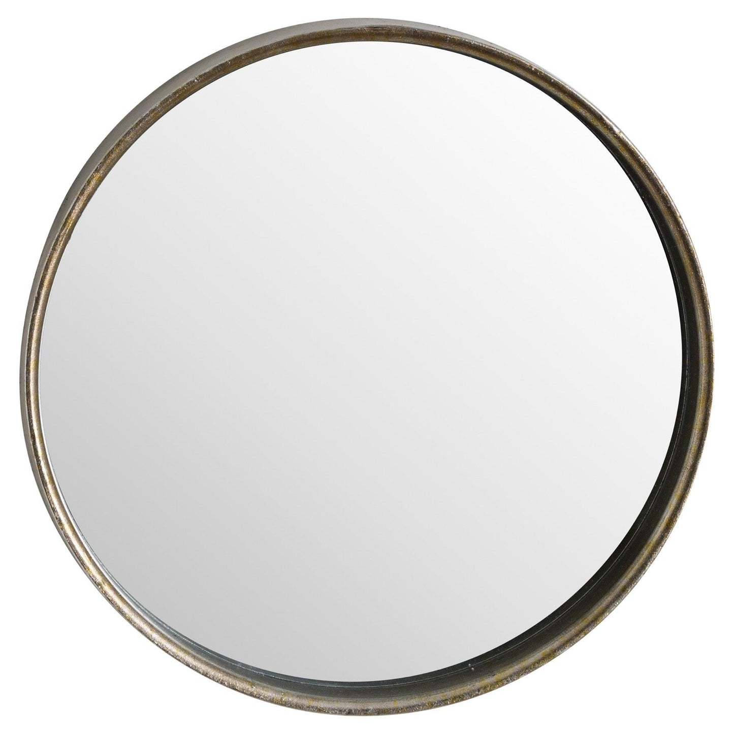 Bronze Narrow Edged Wall Mirror - Eudemonia Home Goods