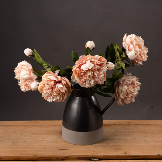 Peach Peony Rose - Eudemonia Home Goods