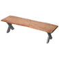 Live Edge Collection Bench - Eudemonia Home Goods