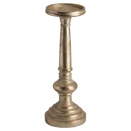 Antique Brass Effect Candle Holder - Eudemonia Home Goods