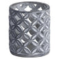 Geometric Stone Candle Hurricane - Eudemonia Home Goods