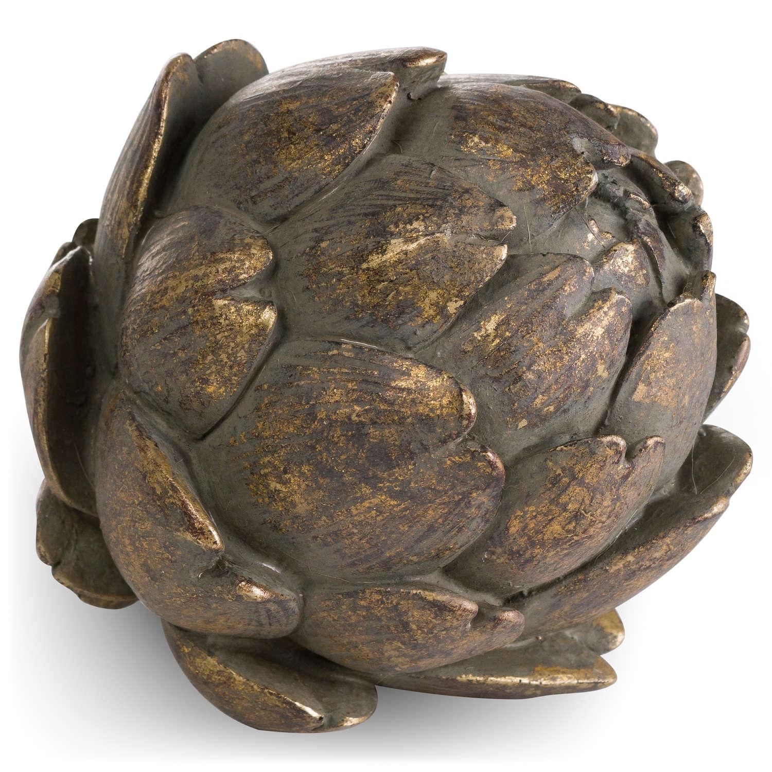 Antique Bronze Large Artichoke - Eudemonia Home Goods