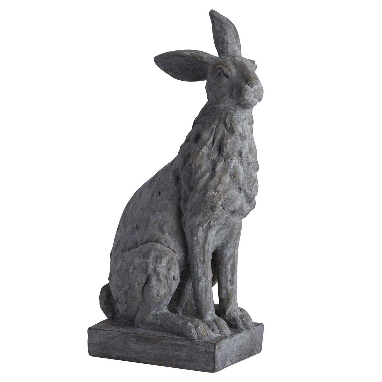 Large Sitting Outdoor Hare Statue - Eudemonia Home Goods
