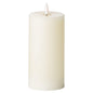 Luxe Collection Natural Glow 3 x 6 LED Ivory Candle - Eudemonia Home Goods