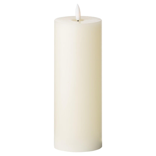 Luxe Collection Natural Glow 3 x 8 LED Ivory Candle - Eudemonia Home Goods