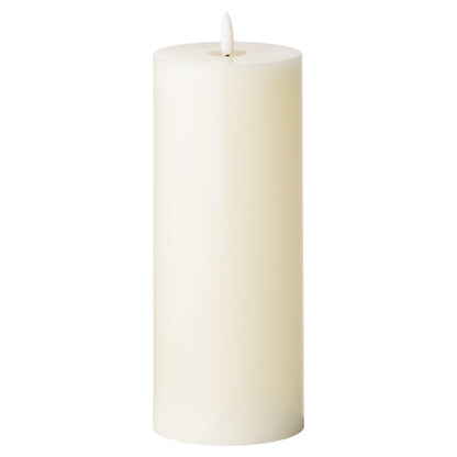 Luxe Collection Natural Glow 3.5 x 9 LED Ivory Candle - Eudemonia Home Goods