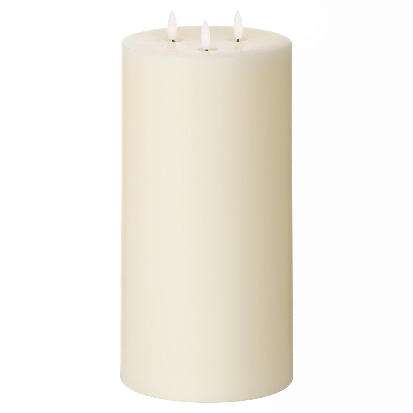 Luxe Collection Natural Glow 6 x 12 LED Ivory Candle - Eudemonia Home Goods