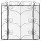 Heavy Large Antique Silver Fire Screen - Eudemonia Home Goods