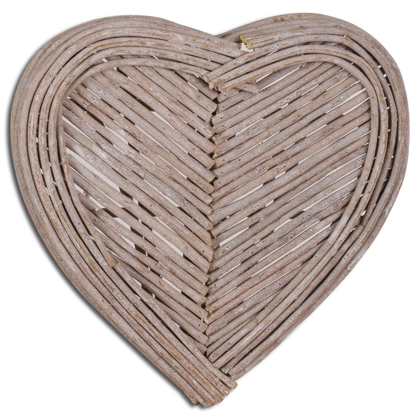 40cm Small Heart Wicker Wall Art - Eudemonia Home Goods