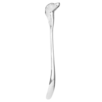 Silver Nickel Dog Head Detail Shoe Horn - Eudemonia Home Goods