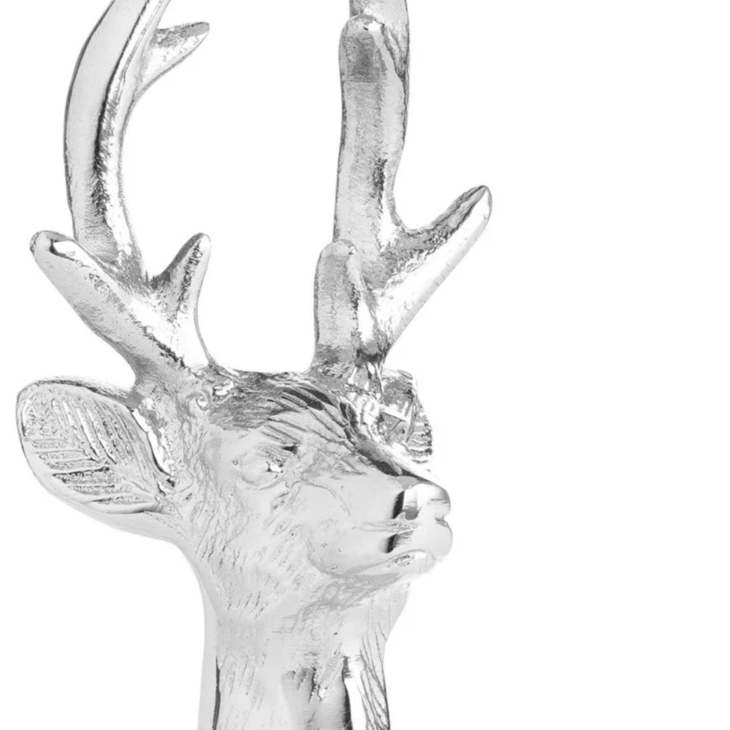 Silver Nickel Reindeer Bottle Stopper - Eudemonia Home Goods