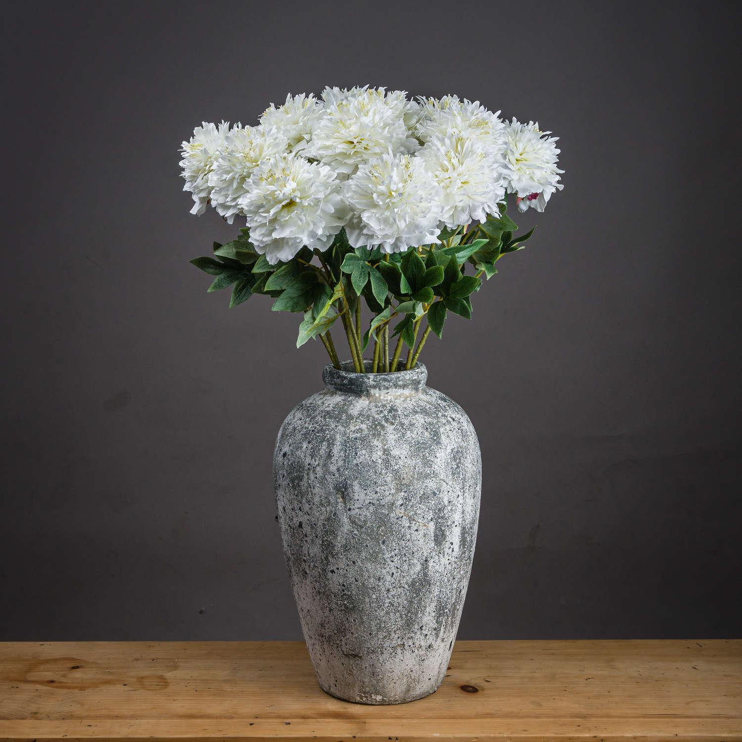 Classic White Peony - Eudemonia Home Goods