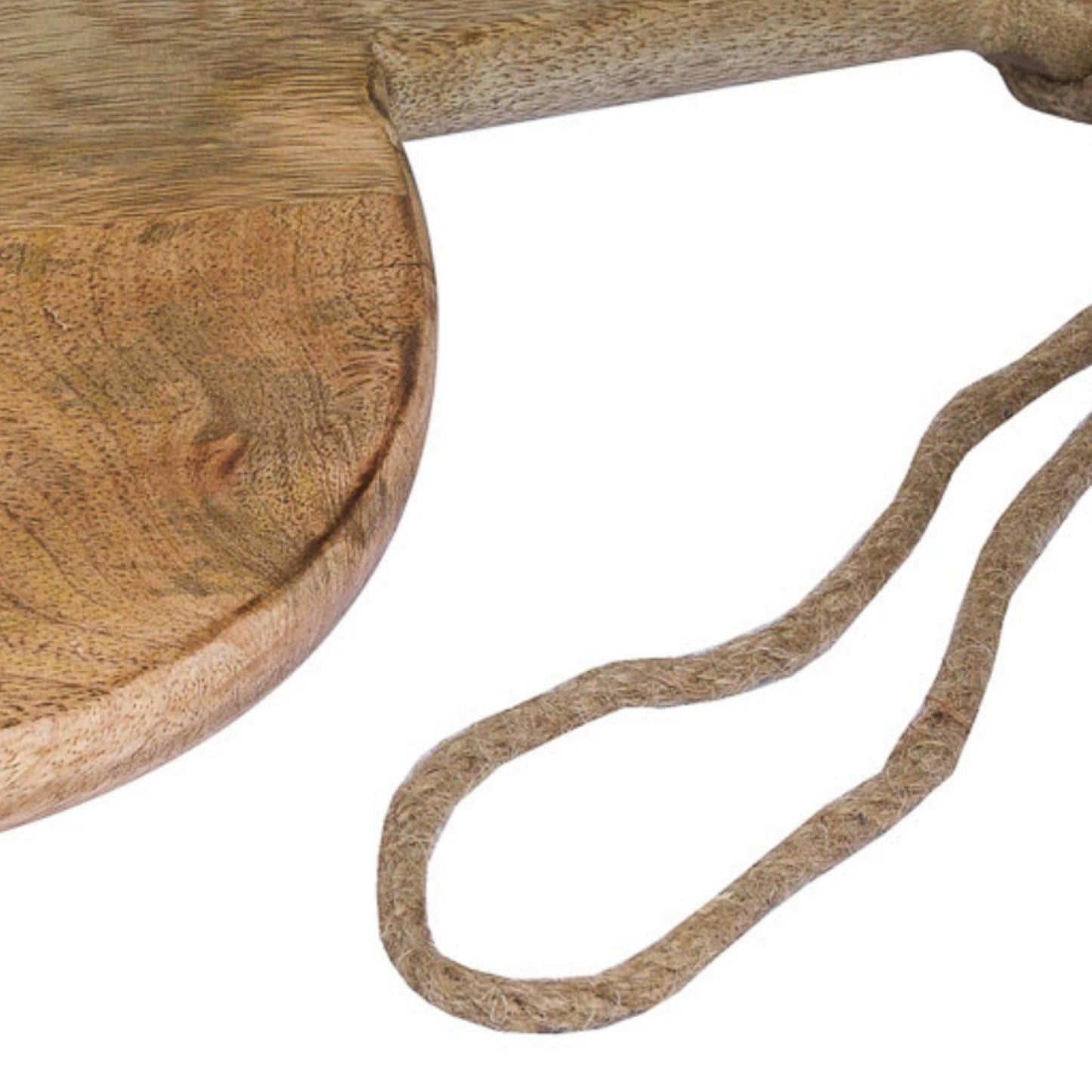 Large Round Hanging Hard Wood Chopping Board - Eudemonia Home Goods