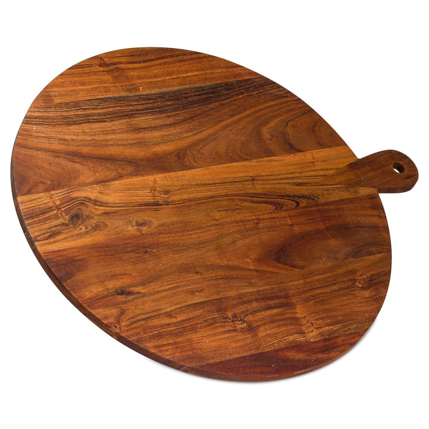 Large Round Hardwood Chopping Board - Eudemonia Home Goods
