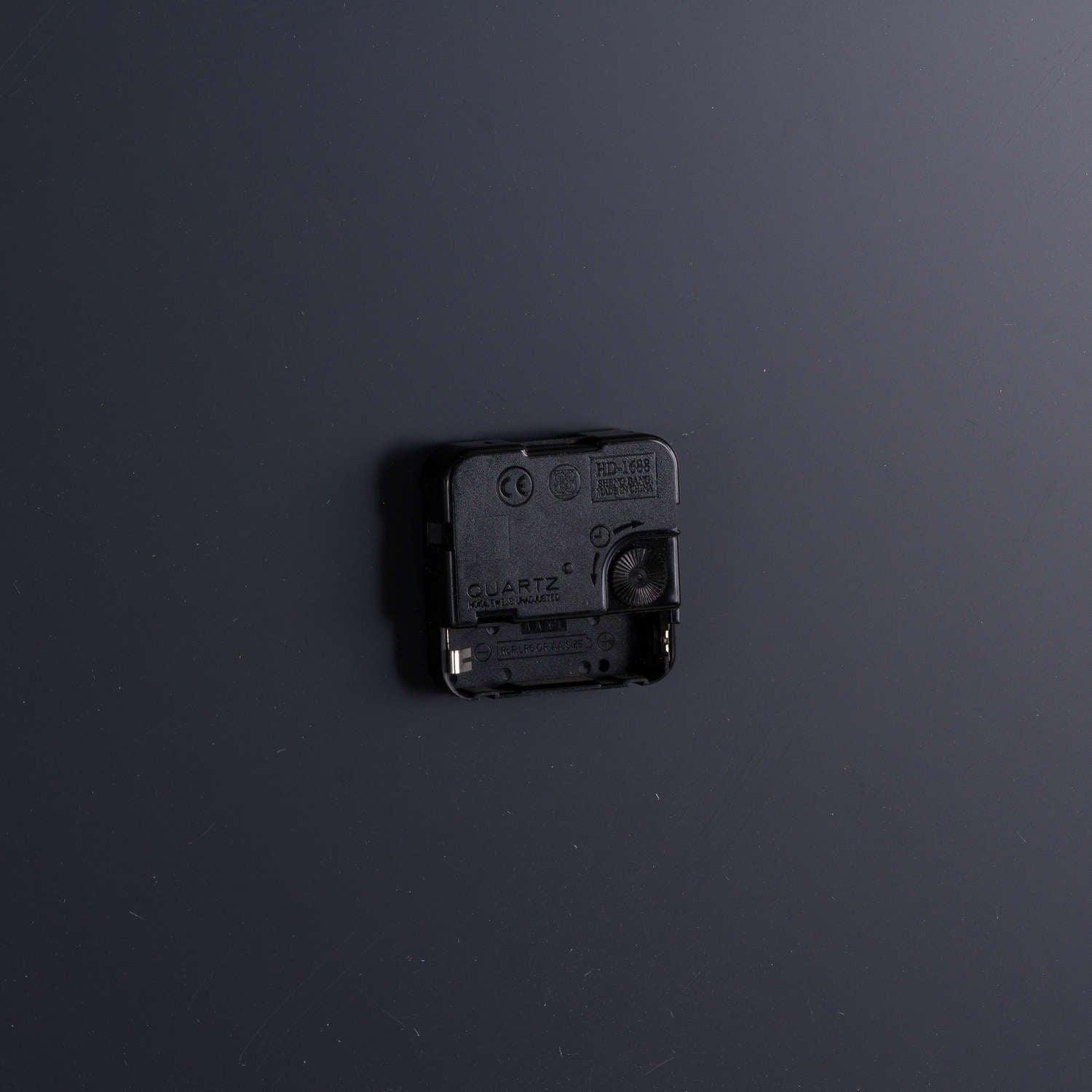 Large Antique Brass Mirrored Skeleton Clock - Eudemonia Home Goods