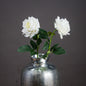 Large White Garden Rose - Eudemonia Home Goods