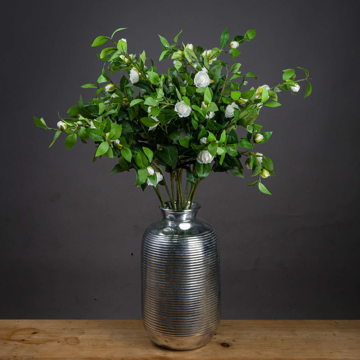 Cream Gardenia Stem - Eudemonia Home Goods