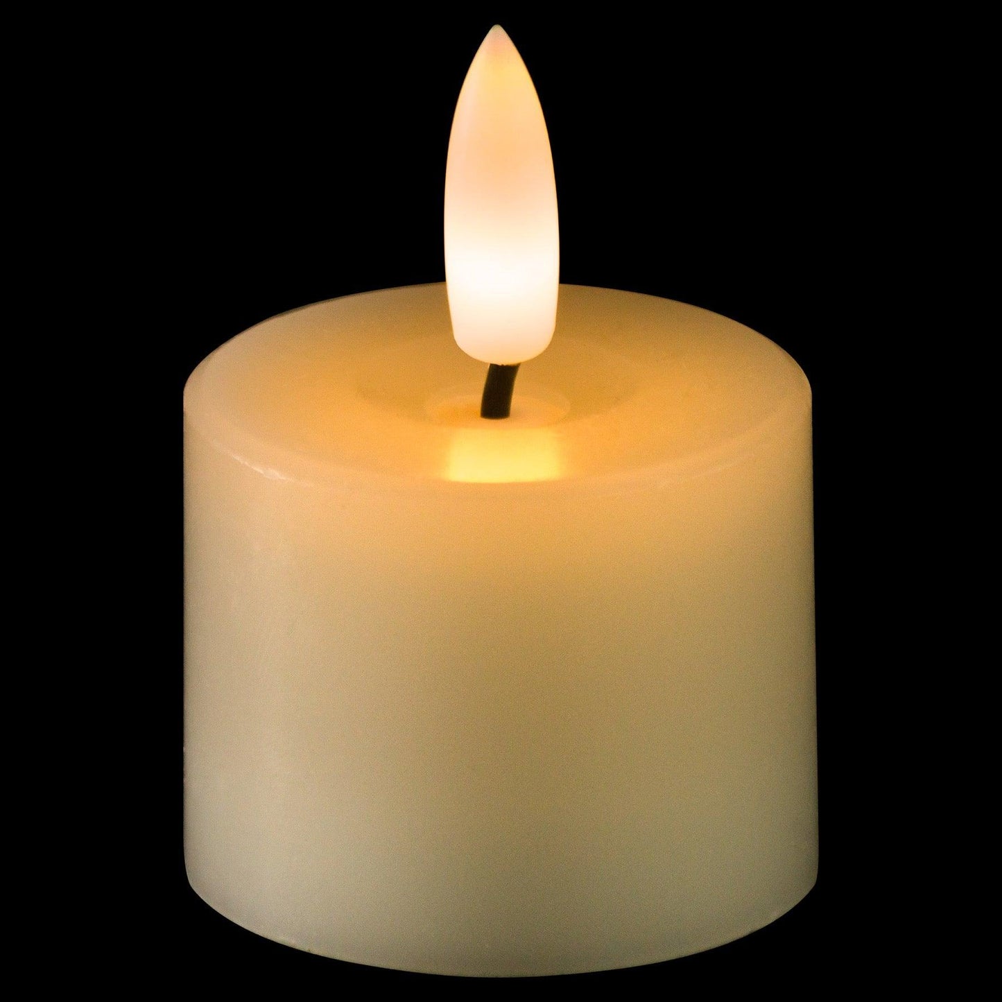 Luxe Collection Set Of 6 Natural Glow Led Tealight Candles - Eudemonia Home Goods
