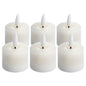 Luxe Collection Set Of 6 Natural Glow Led Tealight Candles - Eudemonia Home Goods