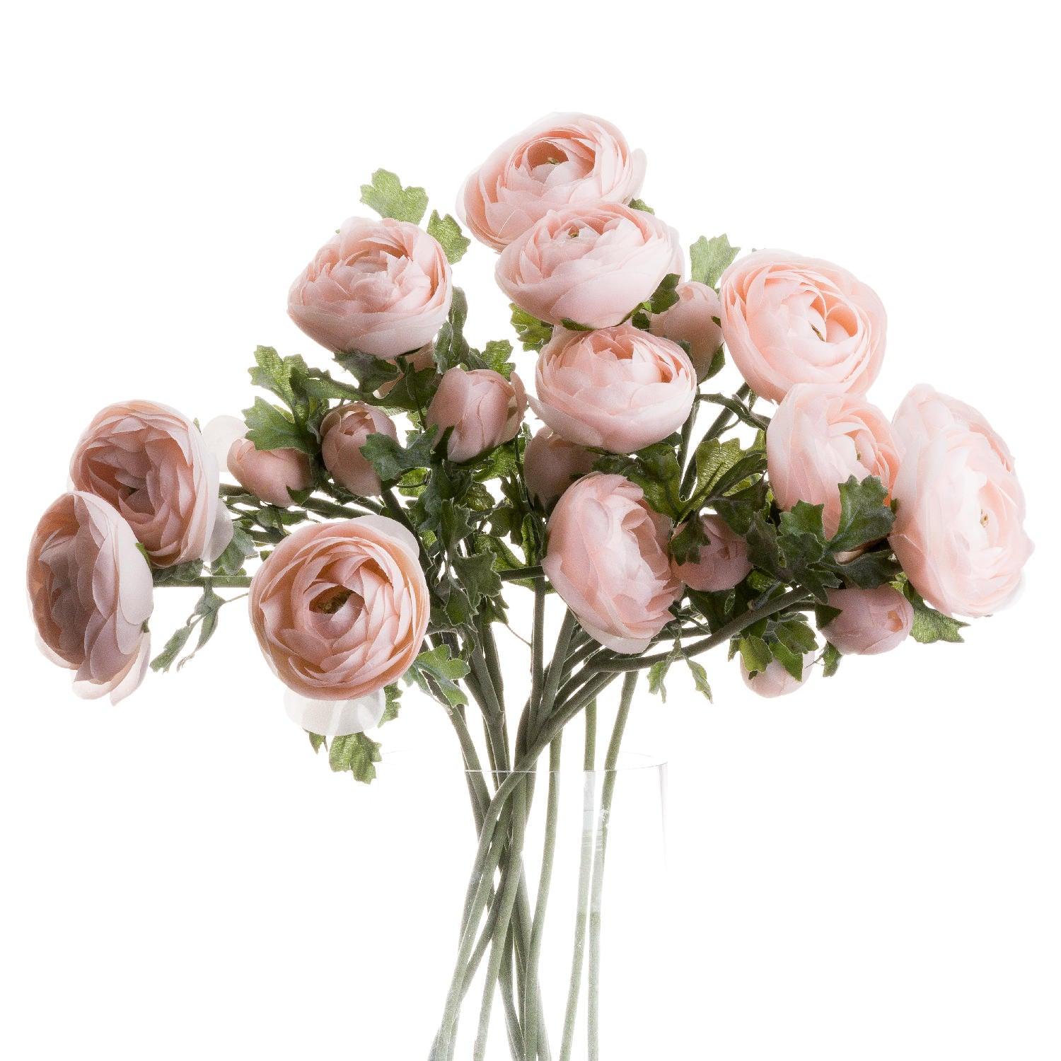 Pastel Pink Ranunculus - Eudemonia Home Goods