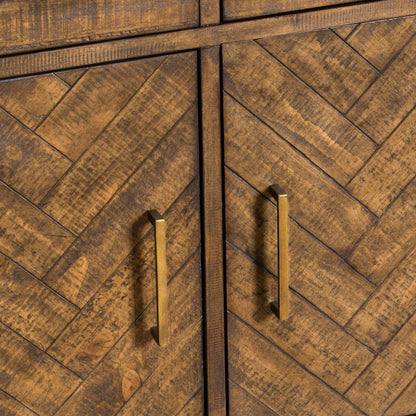 Havana Gold 2 Door 2 Drawer Sideboard - Eudemonia Home Goods