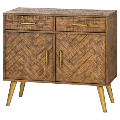 Havana Gold 2 Door 2 Drawer Sideboard - Eudemonia Home Goods
