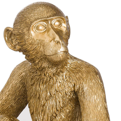 George The Monkey Gold Table Lamp - Eudemonia Home Goods