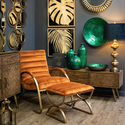 Santiago Bronze Table Lamp With Black Velvet Shade - Eudemonia Home Goods