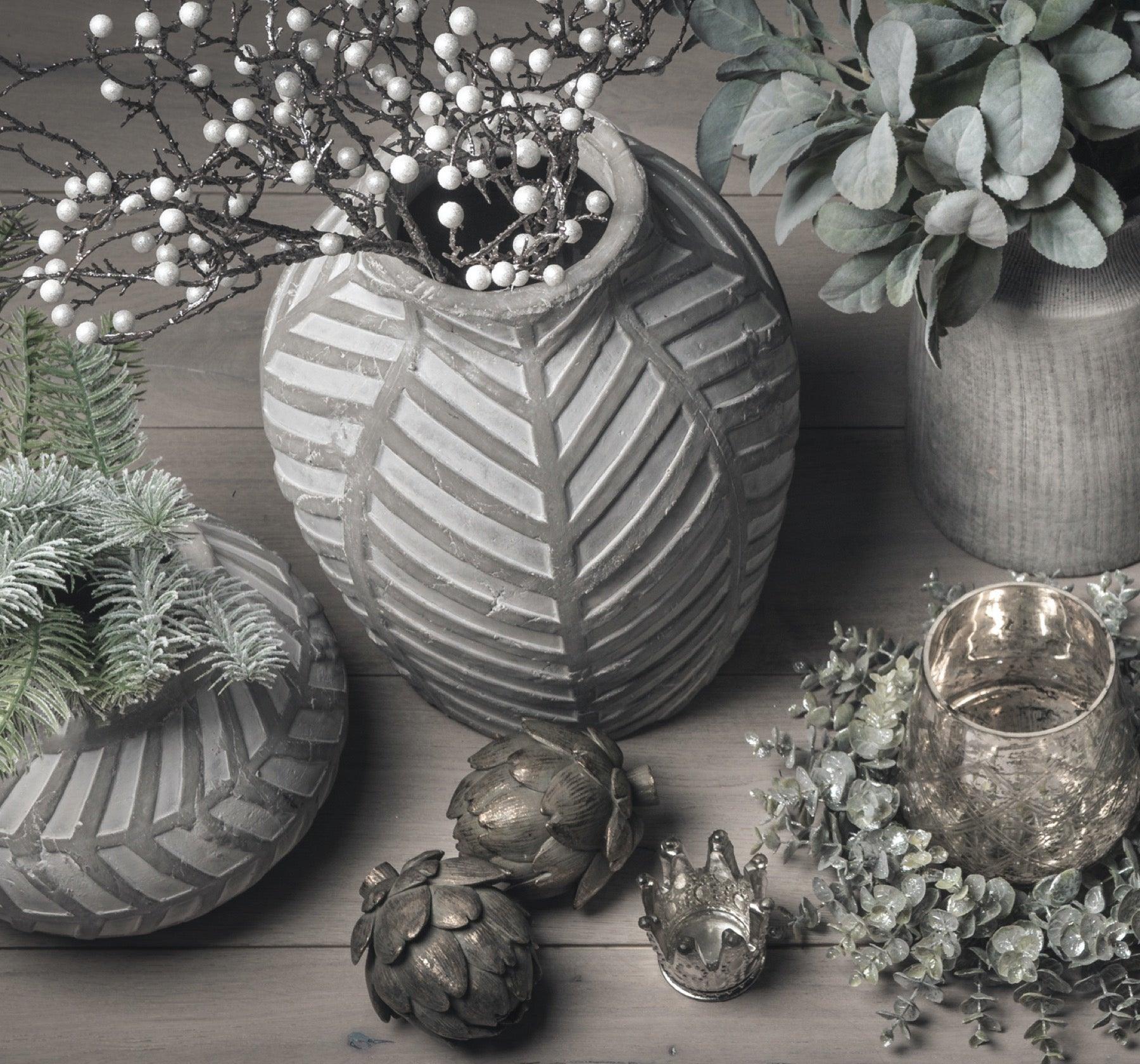 Bloomville Stone Vase - Eudemonia Home Goods