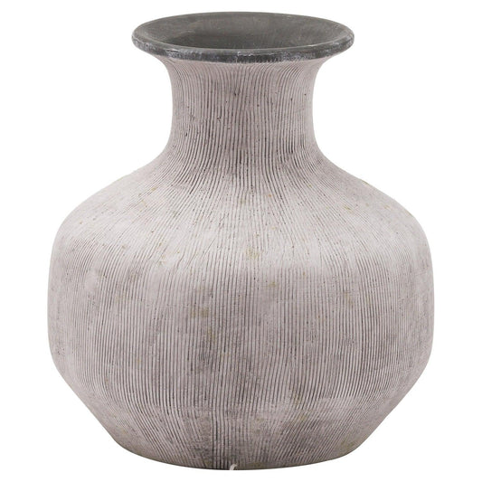 Bloomville Squat Stone Vase - Eudemonia Home Goods