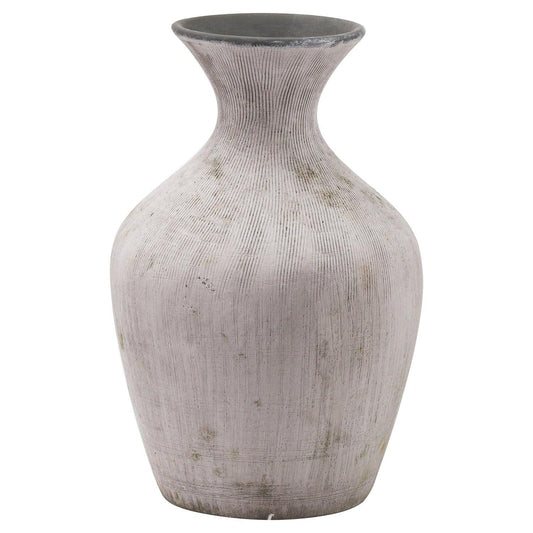 Bloomville Ellipse Stone Vase - Eudemonia Home Goods