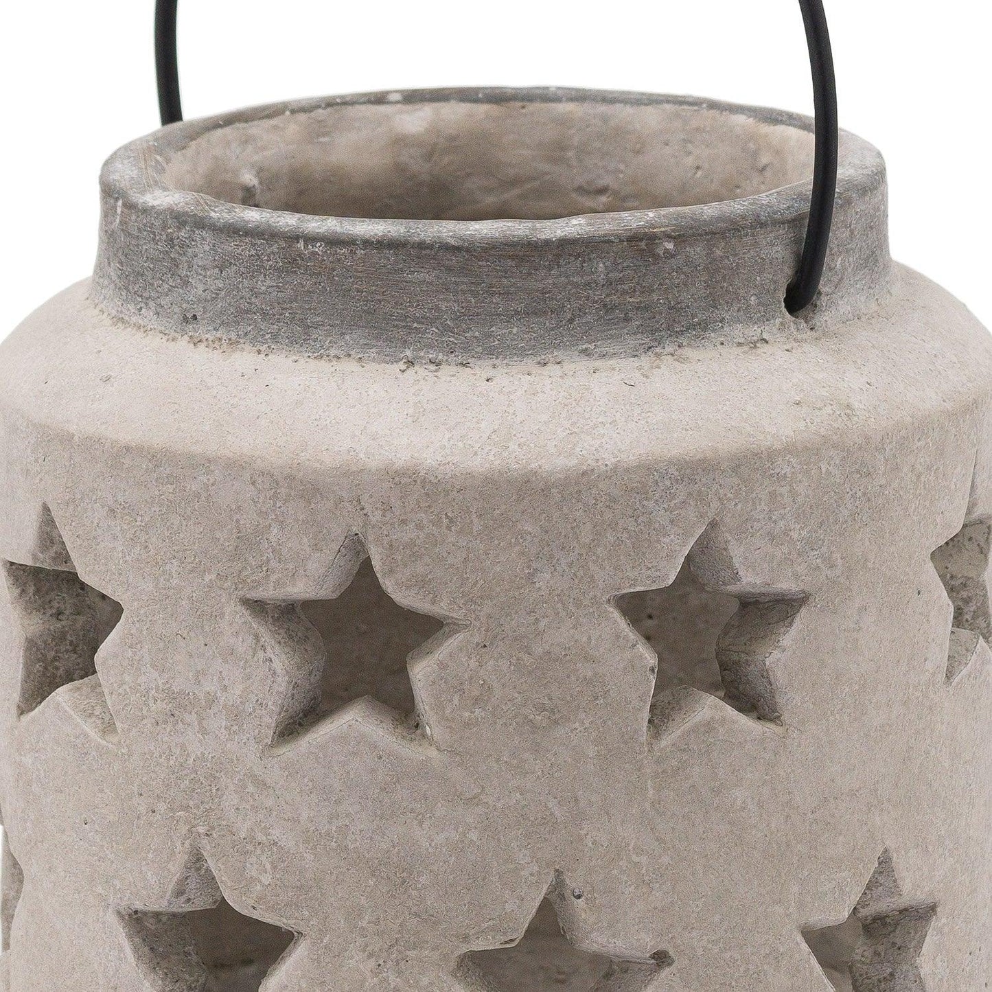 Bloomville Stone Star Lantern - Eudemonia Home Goods