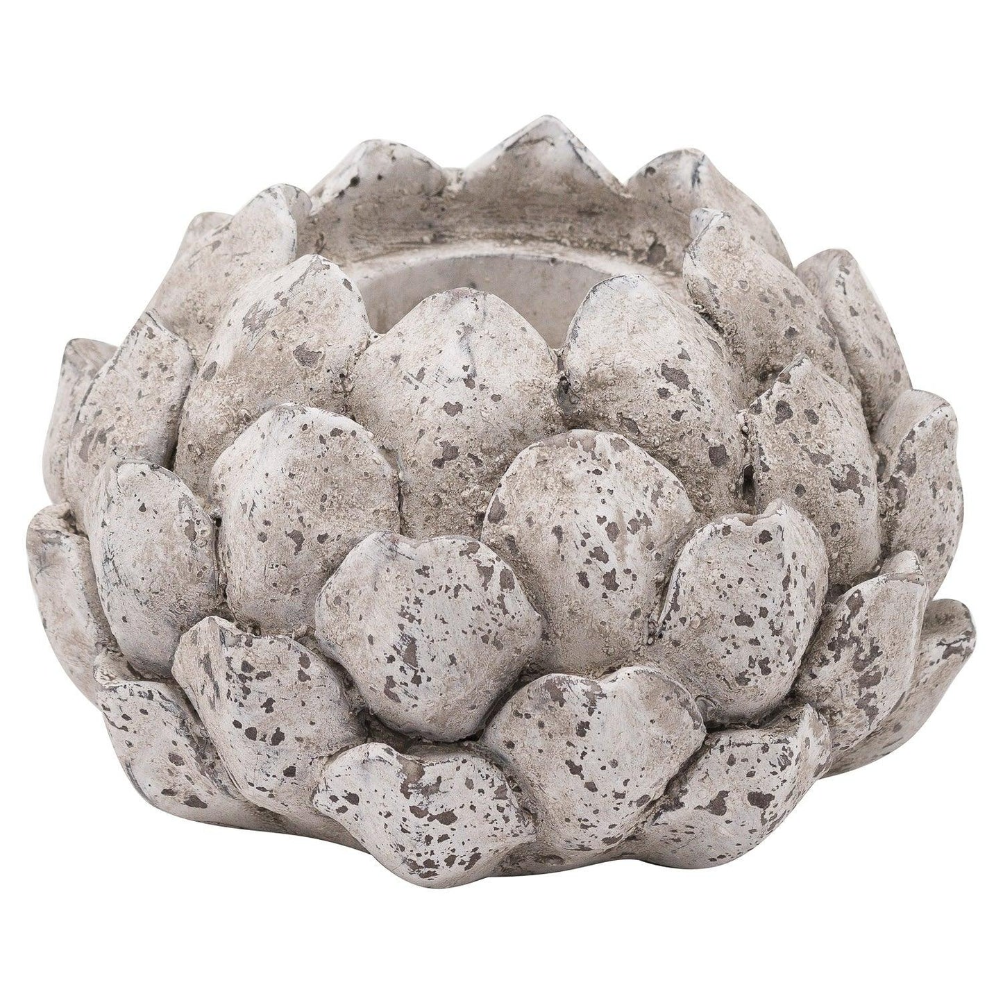 Stone Effect Acorn Tea Light Holder - Eudemonia Home Goods
