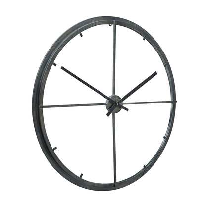 Large Skeleton Contemporary Clock - Eudemonia Home Goods