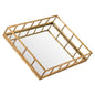 Set Of 2 Detailed Rectangular Trays - Eudemonia Home Goods