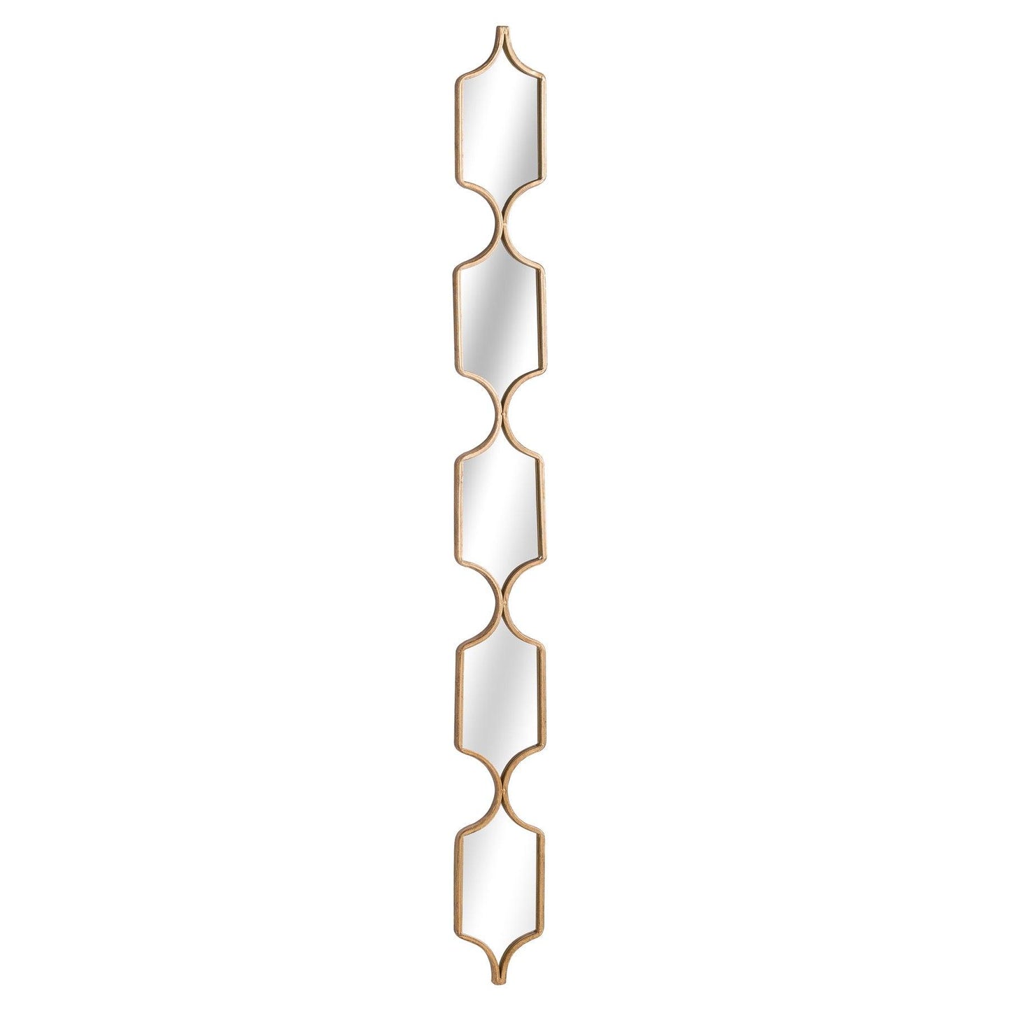 Square Decorative Hanging Collage Mirror In Gold - Eudemonia Home Goods