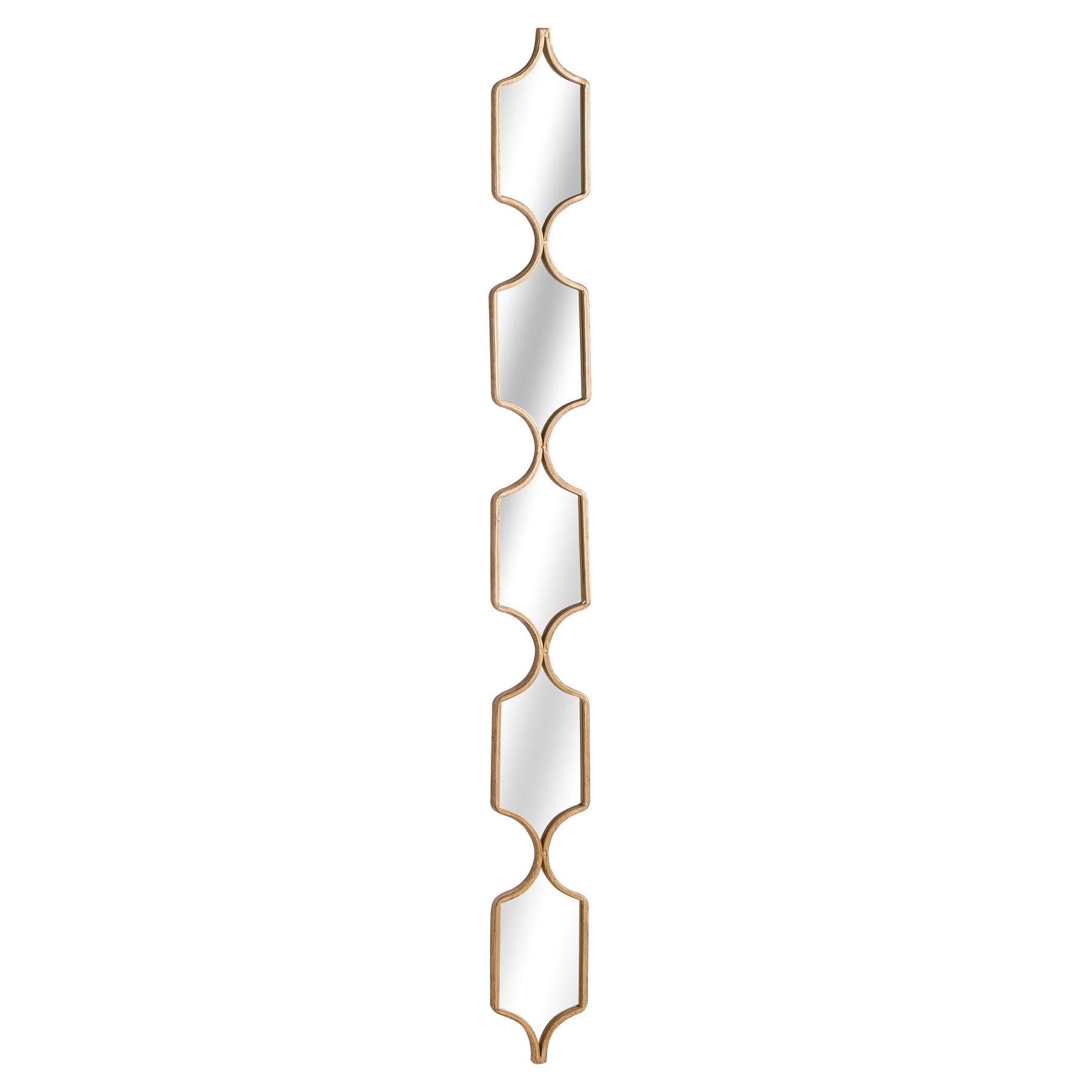 Square Decorative Hanging Collage Mirror In Gold - Eudemonia Home Goods