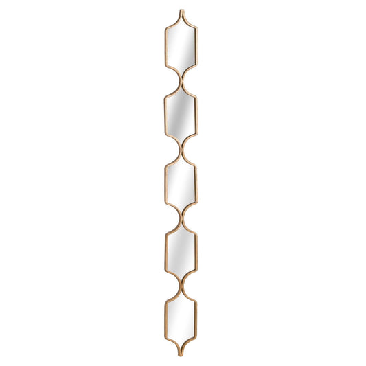 Square Decorative Hanging Collage Mirror In Gold - Eudemonia Home Goods