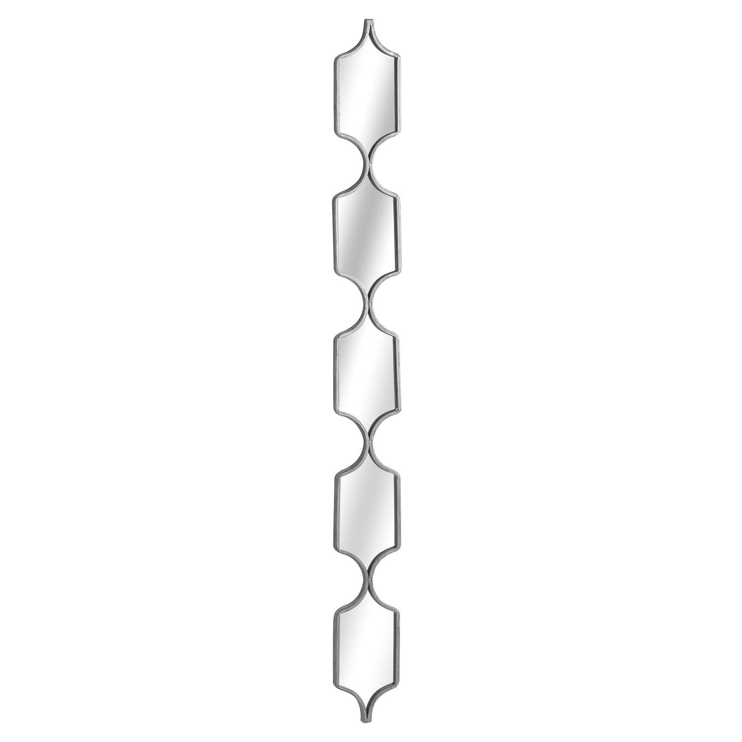 Square Decorative Hanging Collage Mirror In Silver - Eudemonia Home Goods